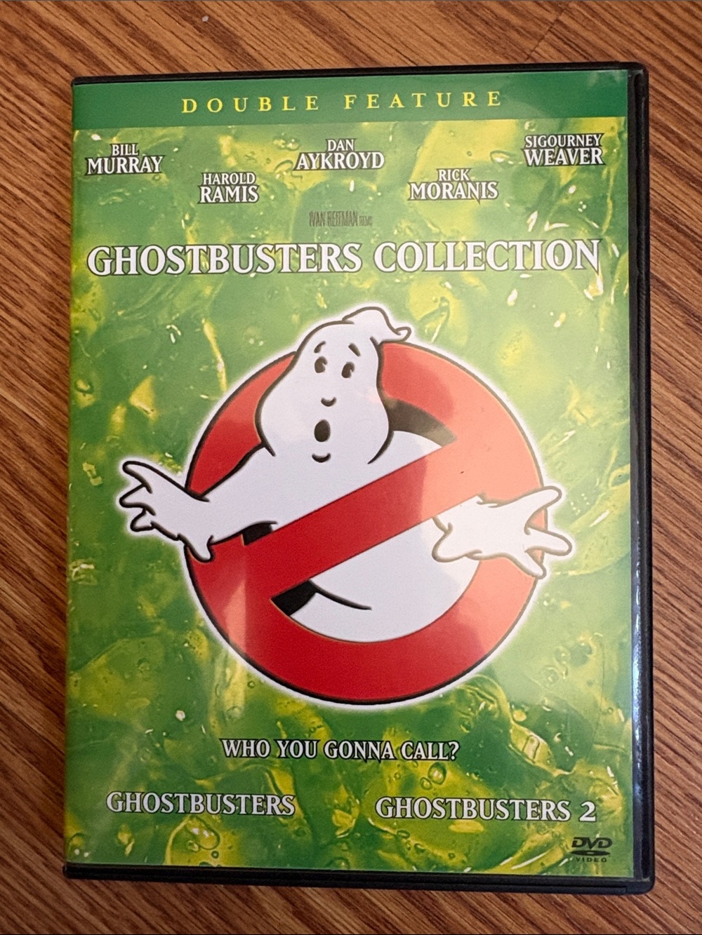 Ghostbusters Collection Double Feature DVD - Green/Red